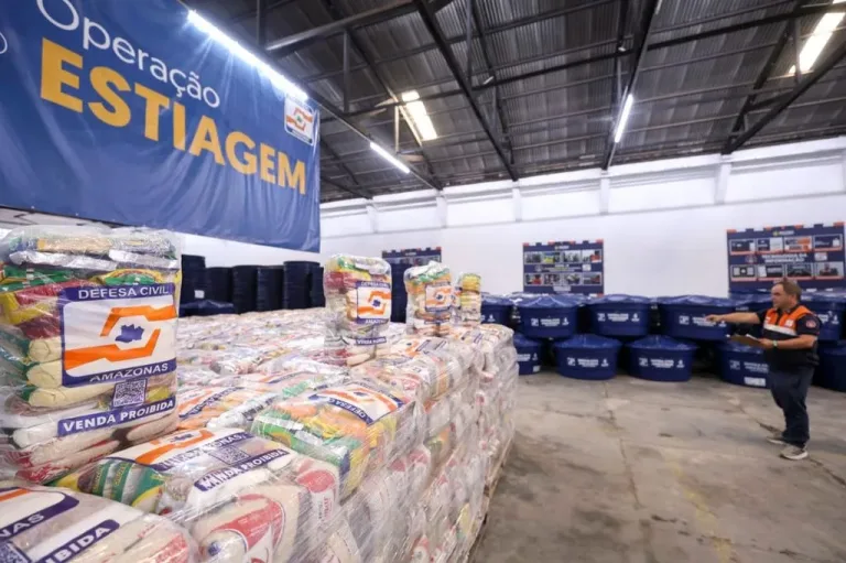 Estiagem no Amazonas atinge 124 mil famílias e 46 cidades