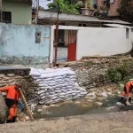 Obra emergencial contém erosão no São José Operário