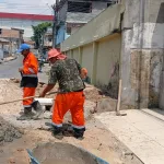 Drenagem superficial avança na rua Pitimbu, no Alvorada