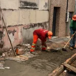 Calçada da rua Lima Bacuri, no centro de Manaus, é refeita