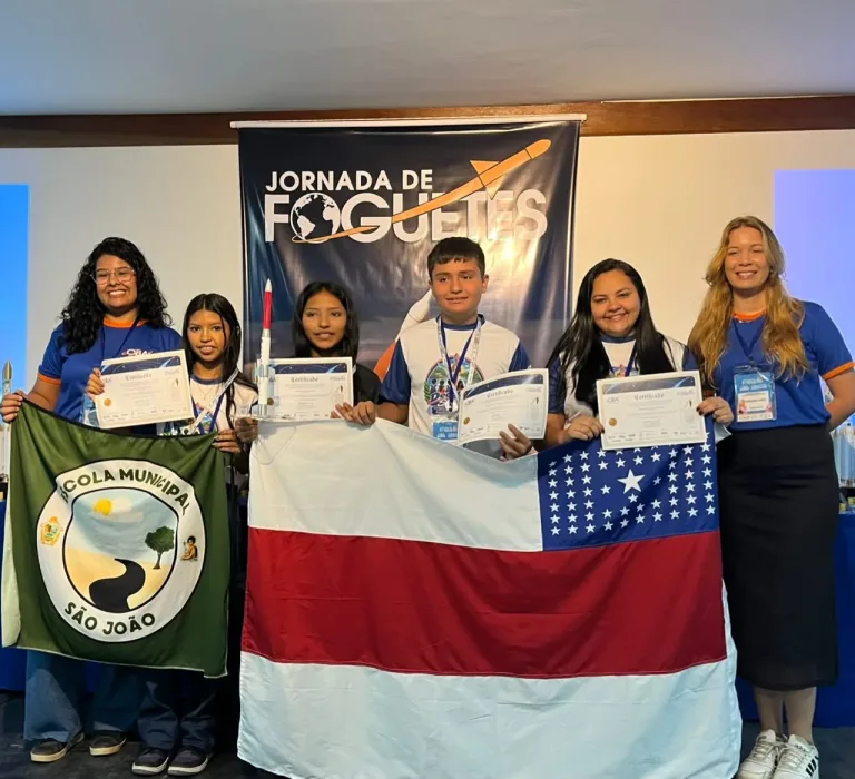Olimpíada Brasileira de Foguetes: Manaus leva 2º e 3º lugar