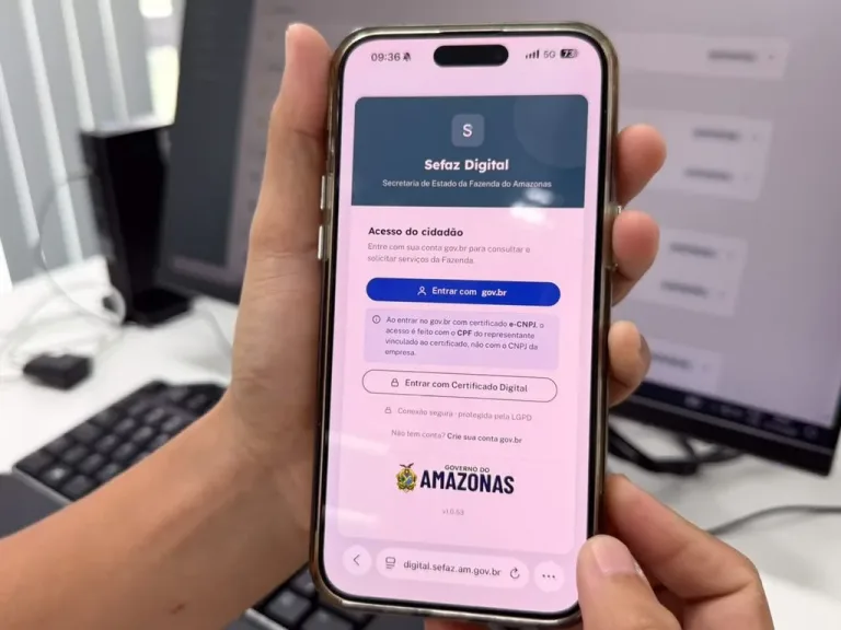 Sefaz Digital reúne serviços para quem não tem inscrição estadual