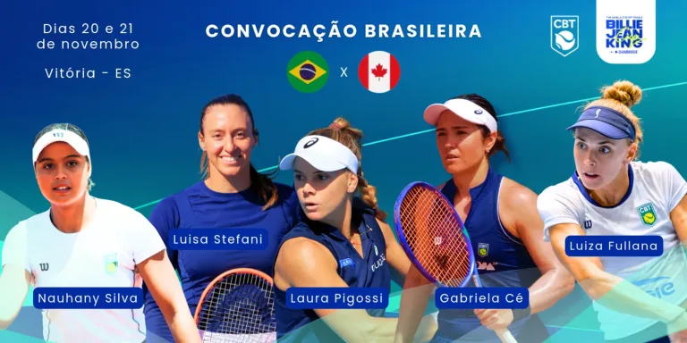 Billie Jean King Cup: Brasil convoca time para encarar Canadá