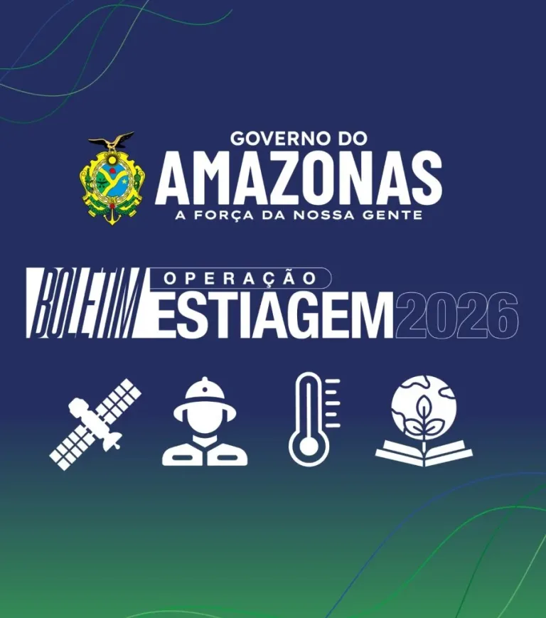 Estiagem no Amazonas atinge 124.221 famílias, diz boletim
