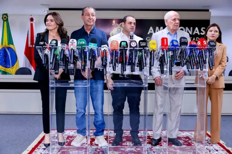 Roberto Cidade e Omar Aziz alinham transição de governo no AM